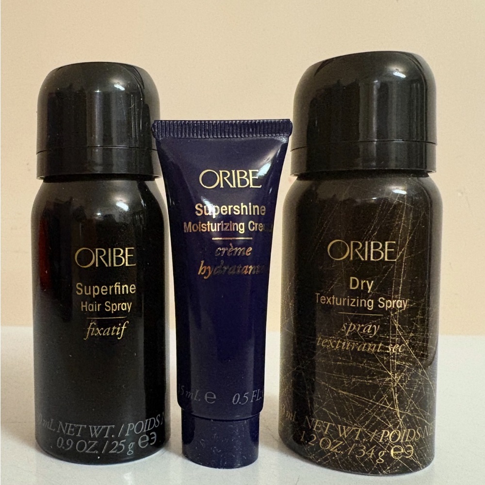 Oribe Hair Care Essential Travel Kit. Trio - Black and Gold
